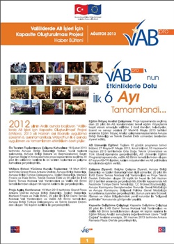 Haber Bülteni - Ağustos 2013